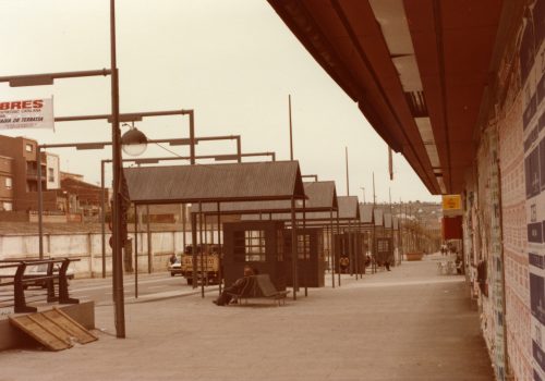 <p>Rambla ja coberta després de les obres de soterrament del ferrocarril, 1986. Fons i autoria: Salvador Alavedra Invers. AHT-ACVOC. Reg. 1138101.</p>
