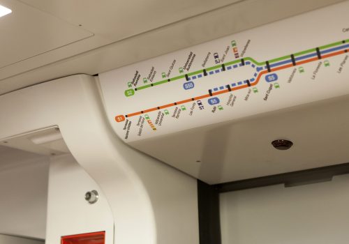 <p>Noves estacions a la línia Barcelona-Vallès, 2015. Foto: Rafel Casanova. Fons Municipal. AMAT. Reg. 528555.</p>
