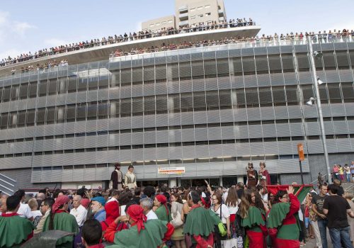 <p>Inauguració perllongació dels  Ferrocarrils de la Generalitat, 28-07-2015. Autor: Rafel Casanova. Fons Municipal. AMAT. Reg. 528731.</p>
