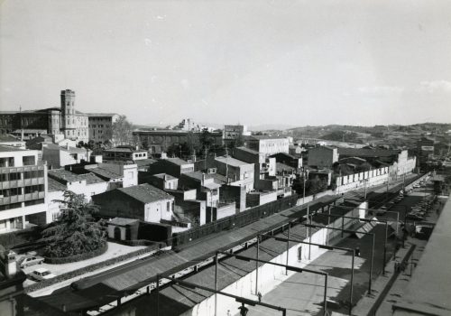 <p>Soterrament del Ferrocarrils de la Generalitat, 1985. Autor: Jaume Valls. Fons Municipal. AMAT. Reg. 710705.</p>
