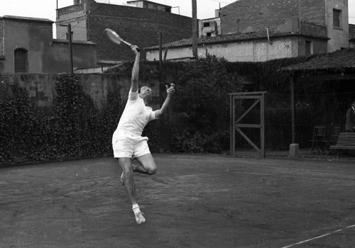 <p>IV Setmana Esportiva de Terrassa. 1er  Torneig Internacional Terrassa-Manresa. Del 14 al 21 de juny del 1959.<br />
Fotografia: Joan Biarnés – Procedència: Arxiu Municipal de Terrassa (AMAT) – Reg: 059_006</p>
