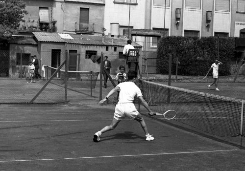 <p>IV Setmana Esportiva de Terrassa. 1er  Torneig Internacional Terrassa-Manresa. Del 14 al 21 de juny del 1959.<br />
Fotografia: Joan Biarnés – Procedència: Arxiu Municipal de Terrassa (AMAT) – Reg: 059_012</p>
