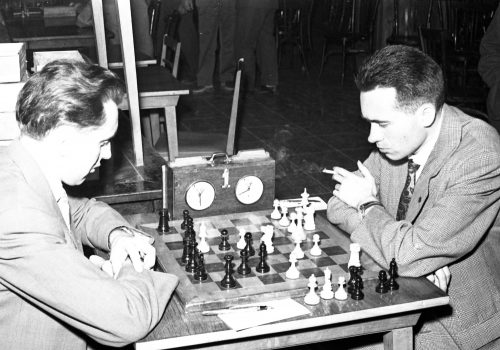 <p>Escacs IV Setmana esportiva de Terrassa, del 14 al 21 de juny de 1959.<br />
Fotografia: Joan Biarnés – Procedència: Arxiu Municipal de Terrassa (AMAT) – Reg: 059_020</p>
