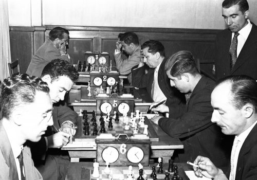 <p>Escacs IV Setmana esportiva de Terrassa, del 14 al 21 de juny de 1959.<br />
Fotografia: Joan Biarnés – Procedència: Arxiu Municipal de Terrassa (AMAT) – Reg: 059_023</p>

