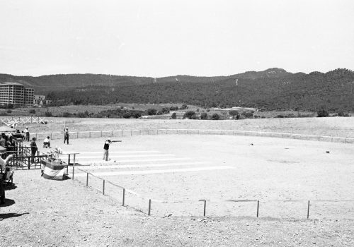 <p>Campionat de Catalunya de Tir al colomí, celebrat, entre l’11 i el 18 de juny de 1961.<br />
Fotografia: Joan Biarnés – Procedència: Arxiu Municipal de Terrassa (AMAT) – Reg: 105_008</p>
