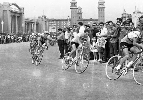 <p>XLIV Volta ciclista a Catalunya, 10ena i última etapa de Salou a Barcelona, 20 de setembre de 1964.<br />
Fotografia: Joan Biarnés – Procedència: Arxiu Municipal de Terrassa (AMAT) – Reg: 175_023</p>

