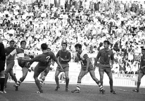 <p>Partit de futbol CE Sabadell – Málaga CF, 6 d’octubre del 1968.<br />
Fotografia: Joan Biarnés – Procedència: Arxiu Municipal de Terrassa (AMAT) – Reg: 490_013</p>
