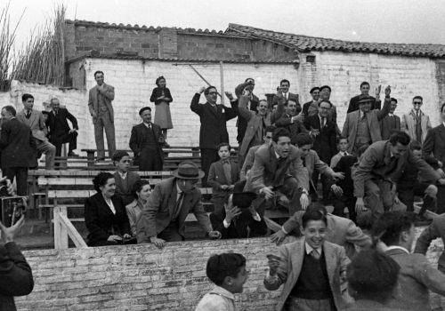 <p>Públic assistent a l’homenatge al CD Terrassa Hockey, campió d’Espanya. Partit CD Terrassa Hockey i Club Egara.<br />
Fotografia: Joan Biarnés – Procedència: Arxiu Municipal de Terrassa (AMAT) – Reg: 511_009</p>
