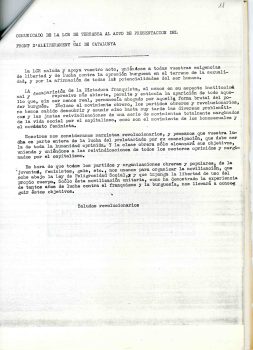 <p>Comunicat de la Lliga Comunista Revolucionària (LCR) en solidaritat al FAGC amb motiu de la seva presentació.</p>

