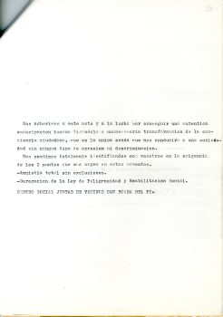 <p>Comunicat de les juntes veïnals de Can Boada del Pi en solidaritat amb el FAGC amb motiu de la seva presentació.</p>
