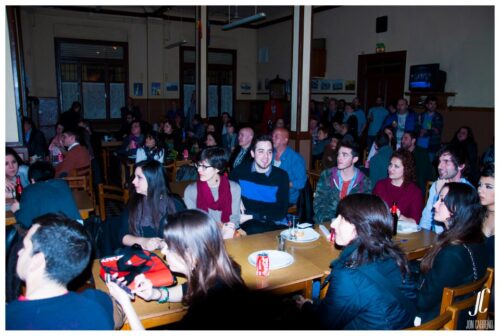 <p>Assistents a la presentació de LGTB Terrassa a la Societat Coral Els Amics.</p>

